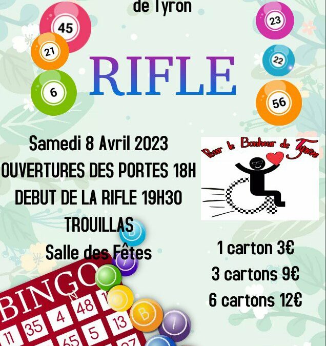 RIFLE POUR LE BONHEUR DE TYRON