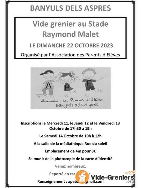 VIDE GRENIER A BANYULS DELS ASPRES