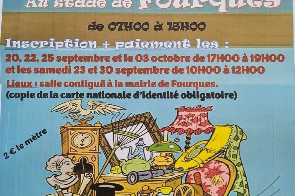 VIDE GRENIER A FOURQUES