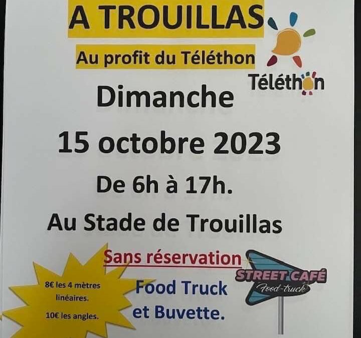 VIDE GRENIER DU TELETHON