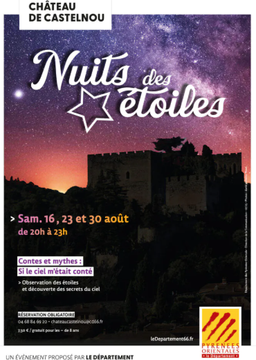 CHÂTEAU DE CASTELNOU – LES NUITS DES ÉTOILES