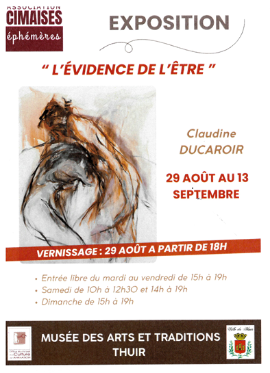 EXPOSITION ÉVIDENCE DE L’ÊTRE