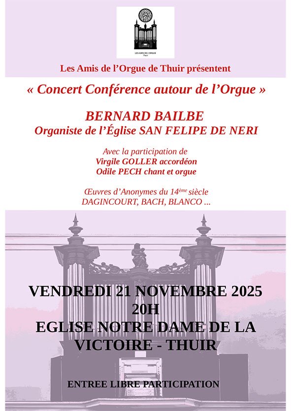 CONFÉRENCE CONCERT AU TOUR DE L’ORGUE