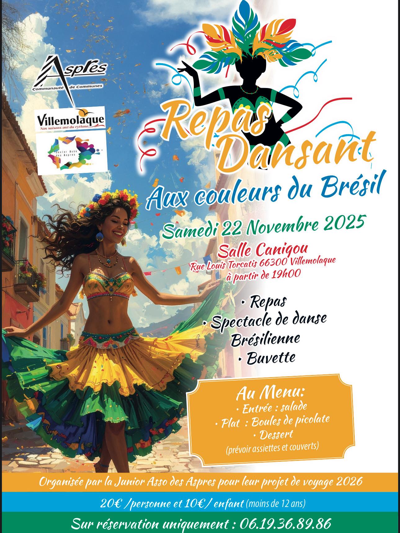 REPAS DANSANT BRÉSILIEN