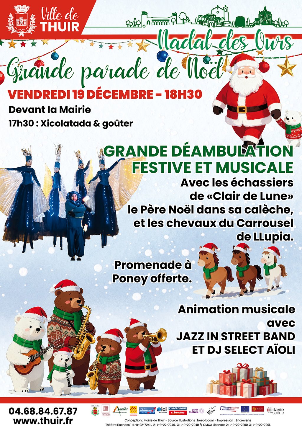 NADAL DES OURS -GRANDE PARADE DE NOËL