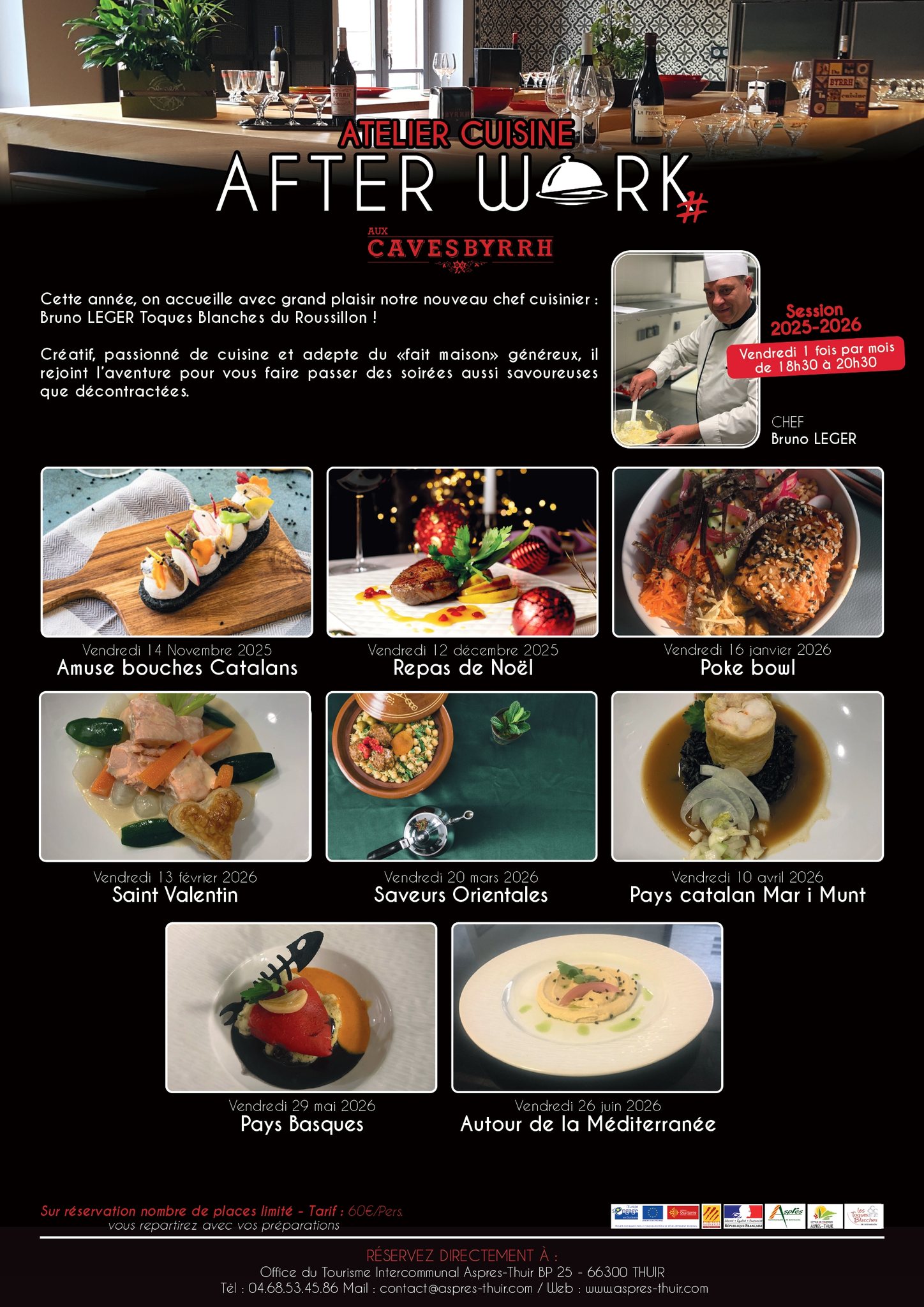 AFTERWORK DE CUISINE AUX CAVES BYRRH 2025-2026