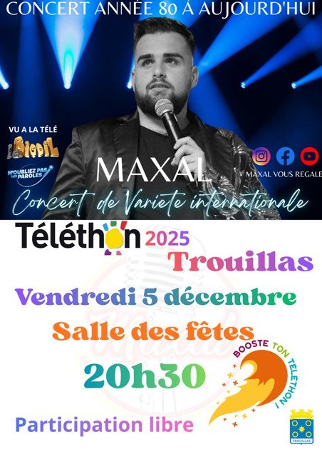 CONCERT ANNÉES 80 – TÉLÉTHON 2025
