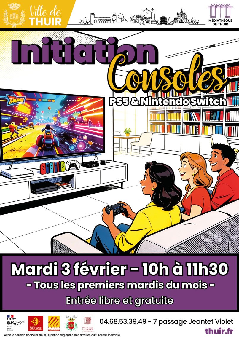 INITIATION AUX CONSOLES DE JEU