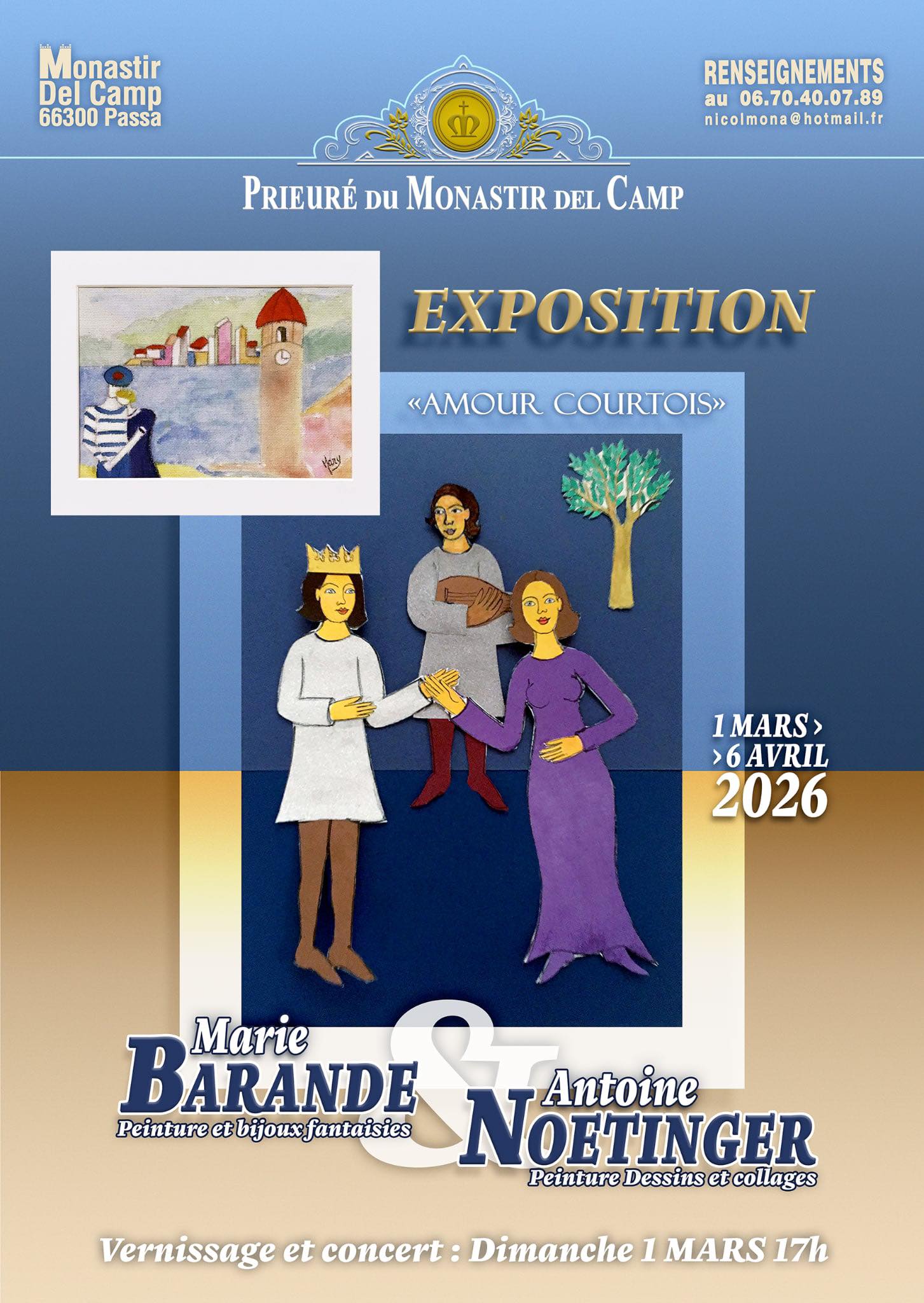 EXPOSITION MARIE BARANDE ET ANTOINE NOETINGER