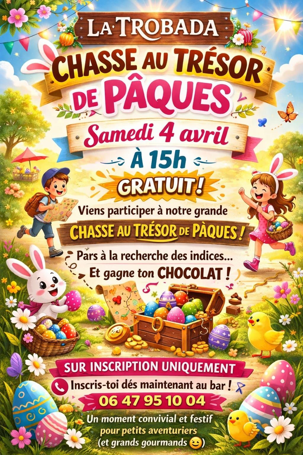 CHASSE AU TRÉSOR DE PÂQUES