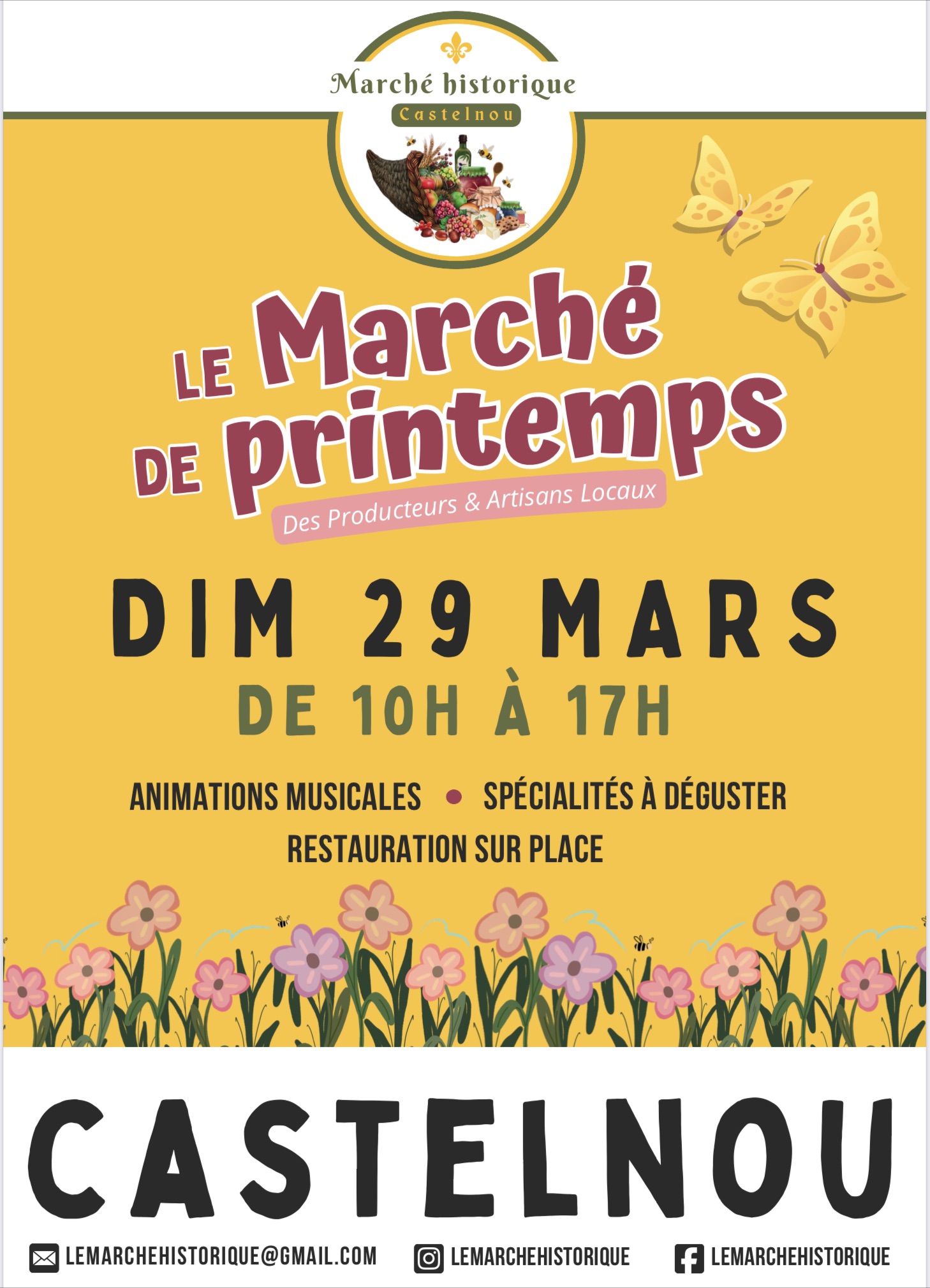 ANNULÉ – MARCHÉ DE PRINTEMPS