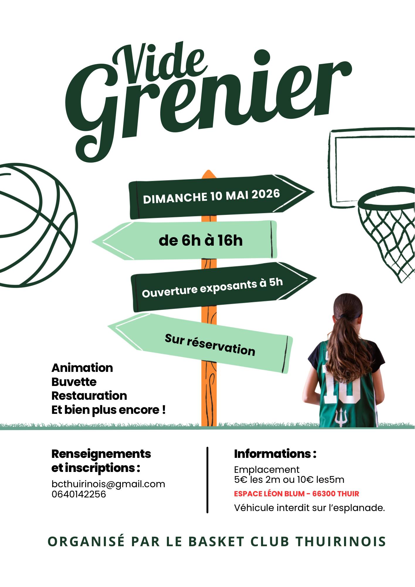 VIDE GRENIER DU BASKET