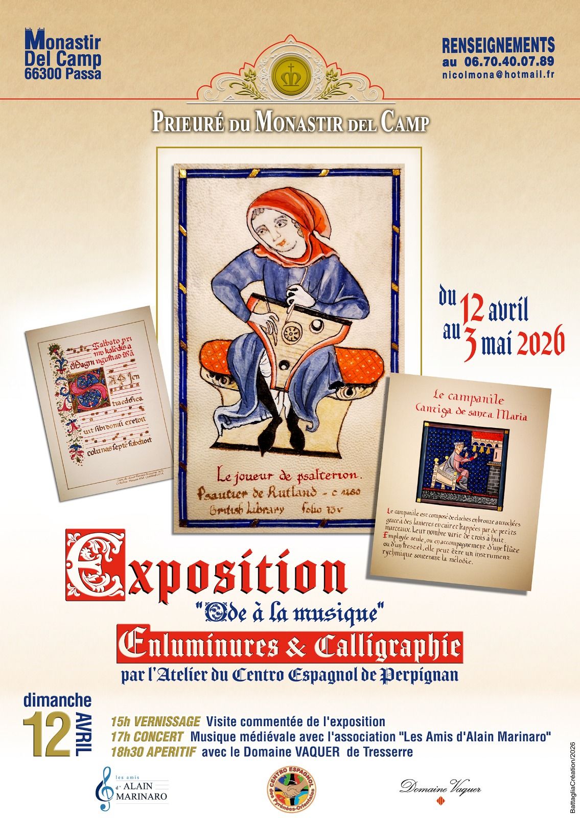 MONASTIR DEL CAMP – EXPOSITION ODE À LA MUSIQUE