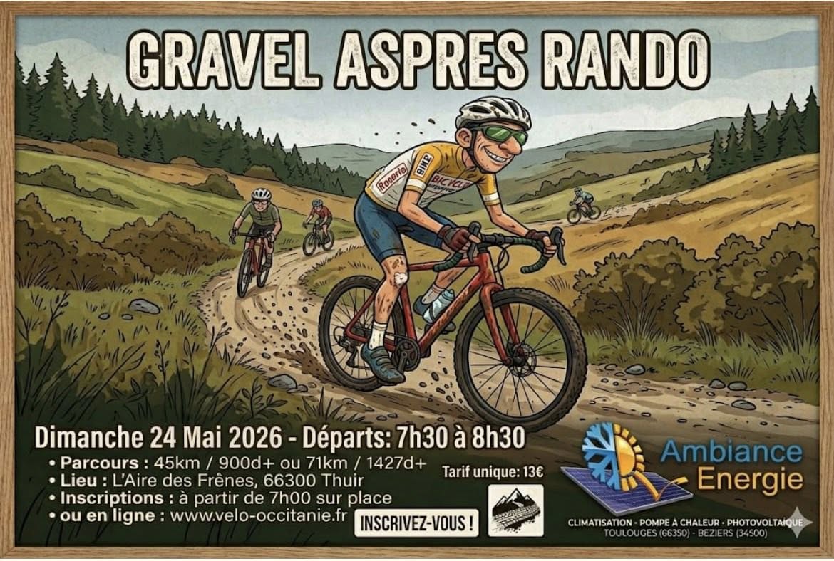 RANDONNÉE GRAVEL DU VTT CLUB THUIR