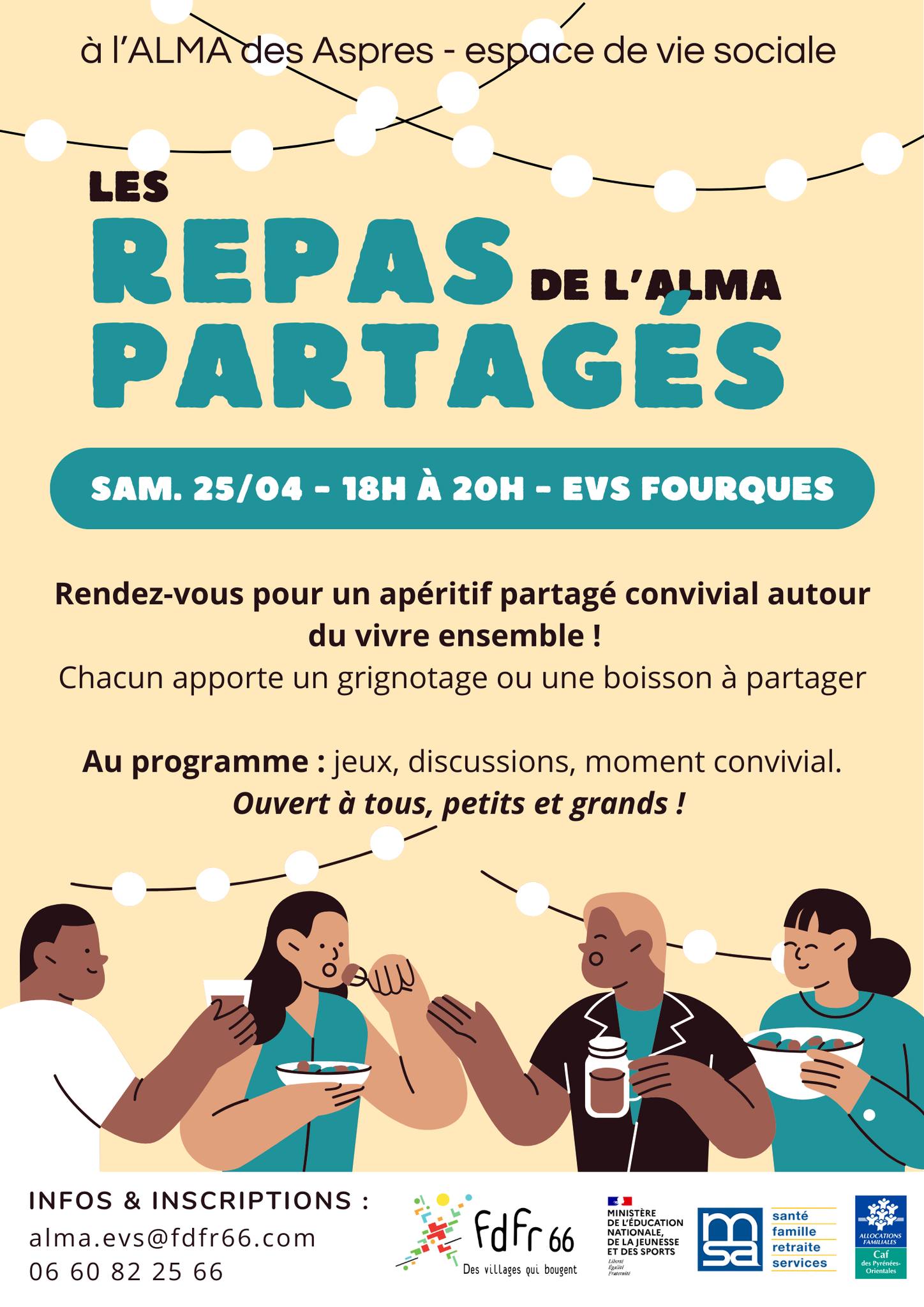 LES REPAS PARTAGÉS DE L’ALMA
